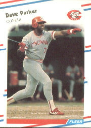 1988 Fleer Baseball Cards      243     Dave Parker